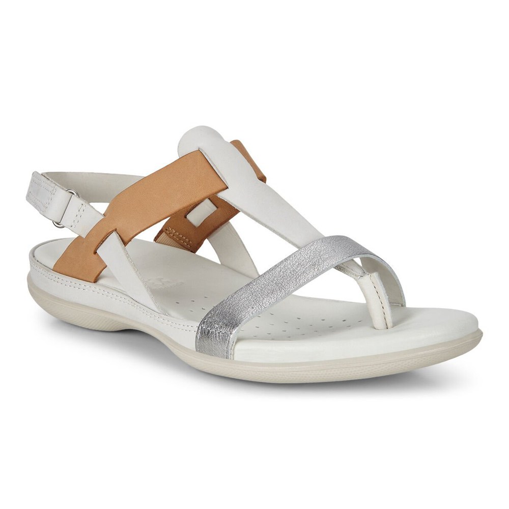 Sandalias Mujer - ECCO Flash - Blancos/Plateados - XPL807913